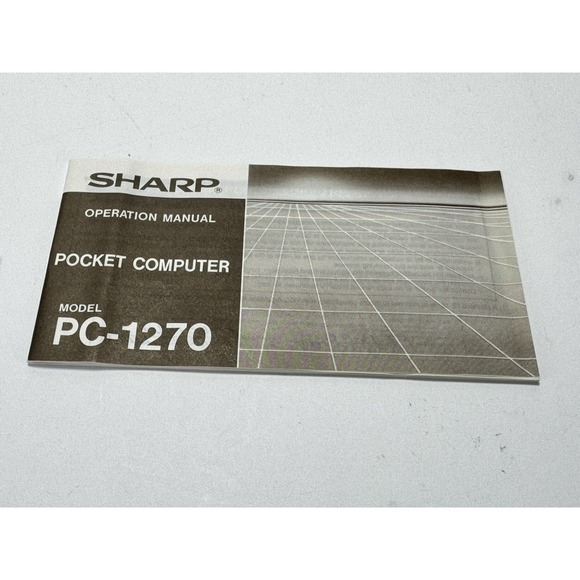 Sharp PC-1270 Pocket Computer with Box, Instructions & RAM Card 16 - Picture 7 of 11